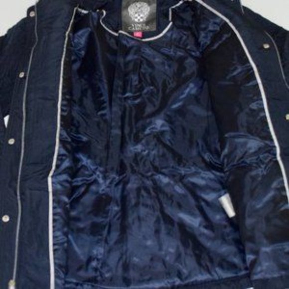 NEW Vince Camuto Quilted Navy Blue Jacket - Small - Picture 4 of 13